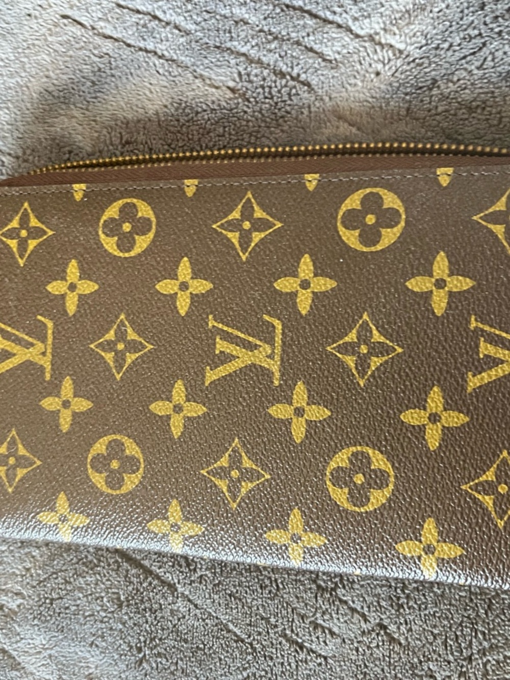 Vintage LV Brown  Zip-Around Daytimer - Picture 11 of 12